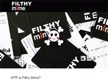 Tablet Screenshot of filthymime.com